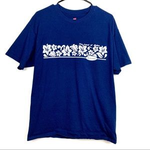 The Land of Aloha Kauai Hawaii Blue T-Shirt